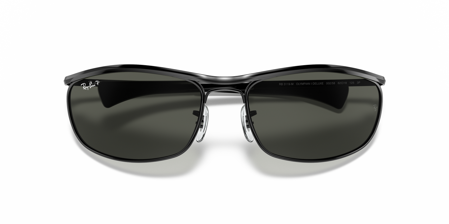 Ray-Ban RB3119M Olympian I Deluxe Sunglasses - Oval Metal Frame