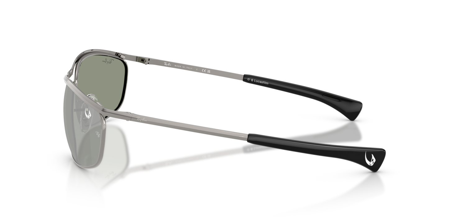 Ray-Ban RB3119M Ray-Ban Star Wars – The Mandalorian Olympian Deluxe Sunglasses - Oval Metal Frame