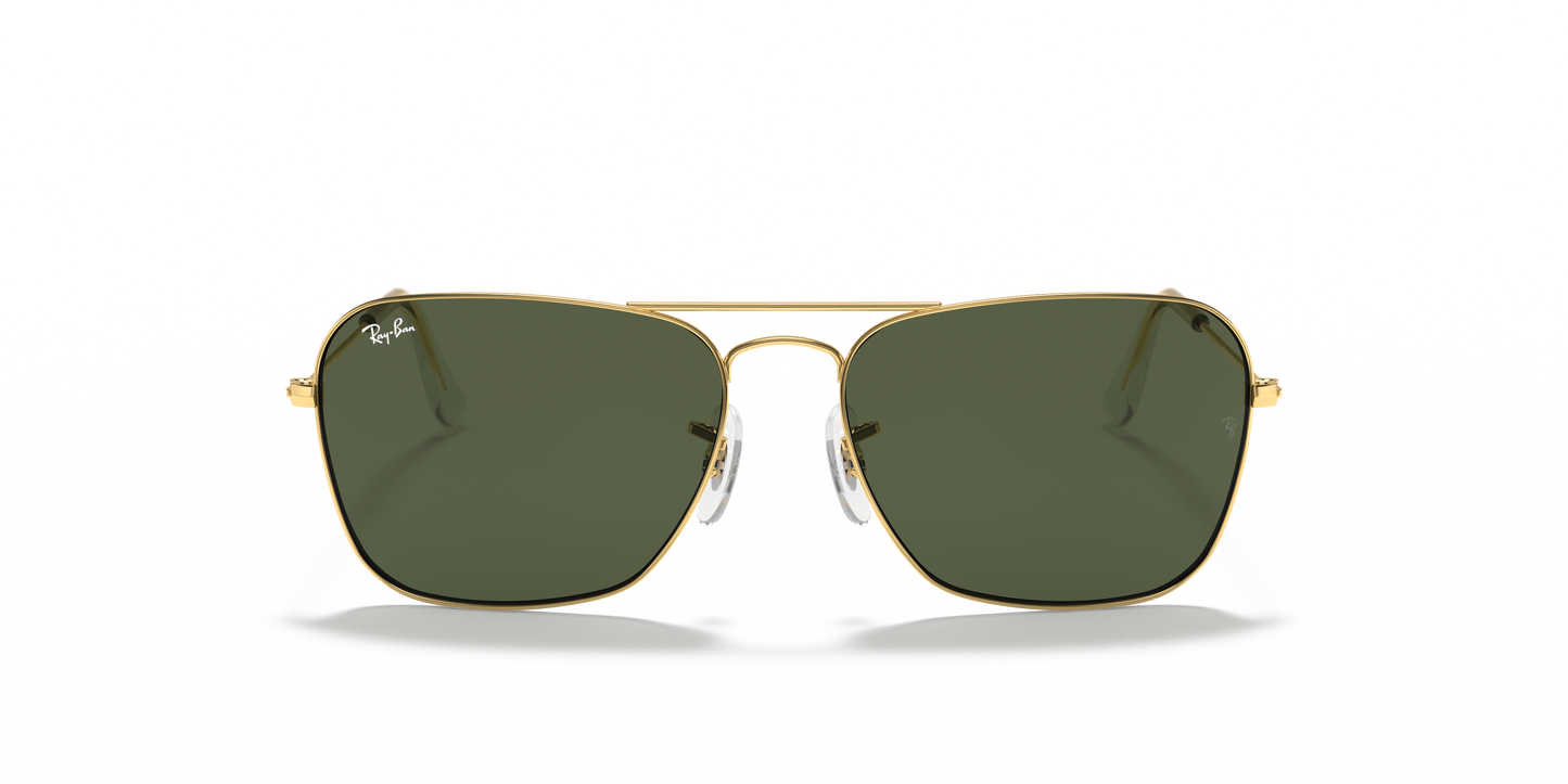Ray-Ban RB3136 Caravan Sunglasses - Square Metal Frame