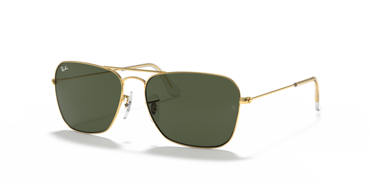 Ray-Ban RB3136 Caravan Sunglasses - Square Metal Frame