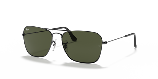 Ray-Ban RB3136 Caravan Sunglasses - Square Metal Frame