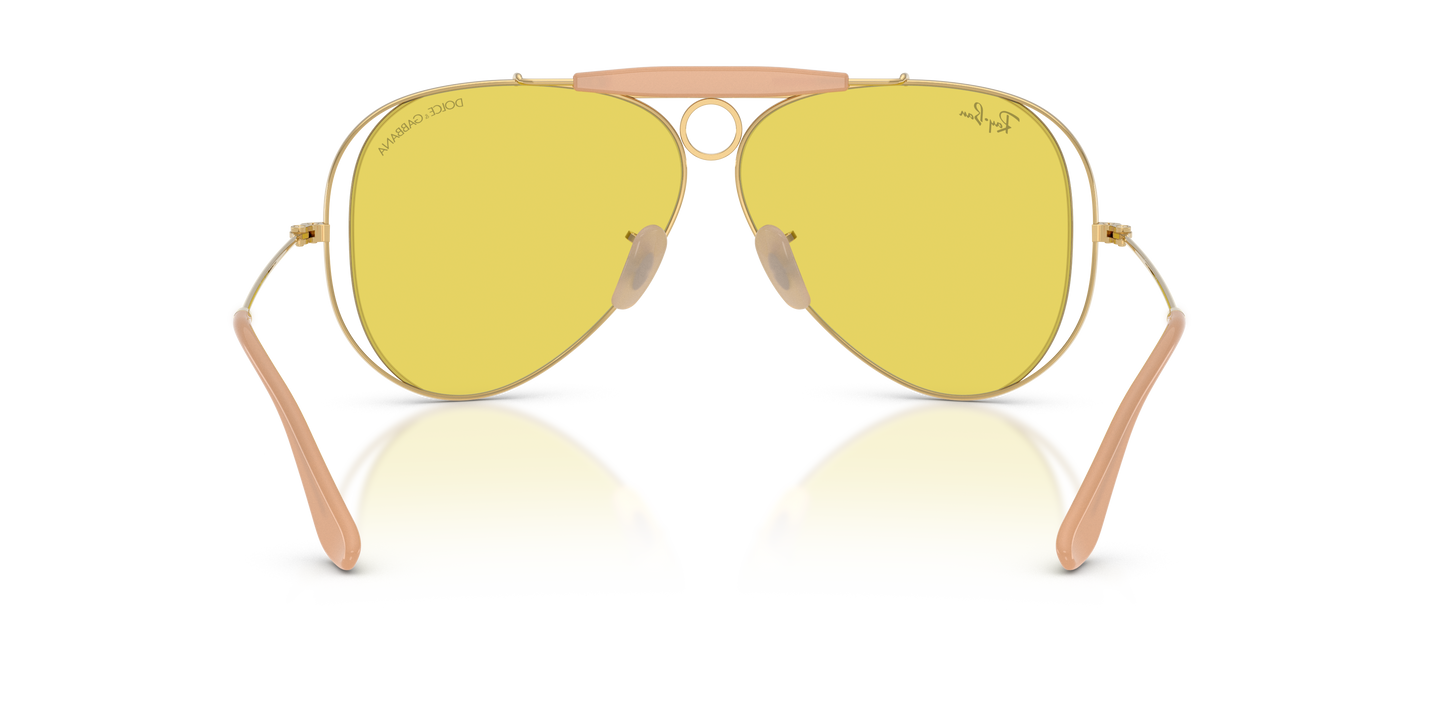Ray-Ban RB3138M The Shooter by Dolce&Gabbana Sunglasses - Aviator Metal Frame