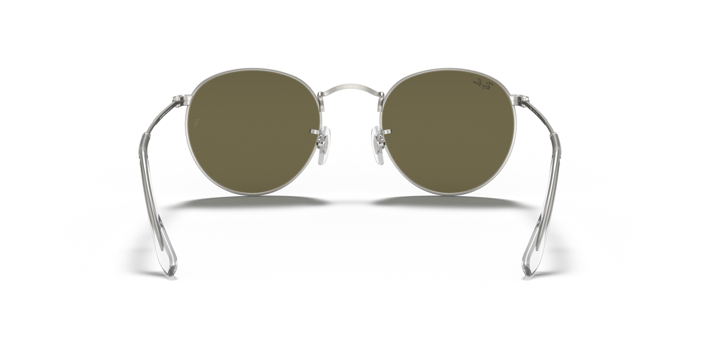 Ray-Ban RB3447 Round Flash Lenses Sunglasses - Metal Frame