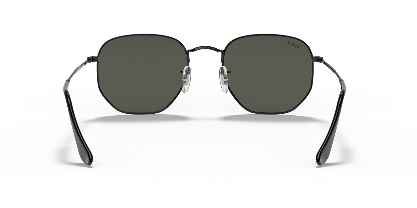 Ray-Ban RB3548N Hexagonal Flat Lens Sunglasses - Geometric Metal Frame