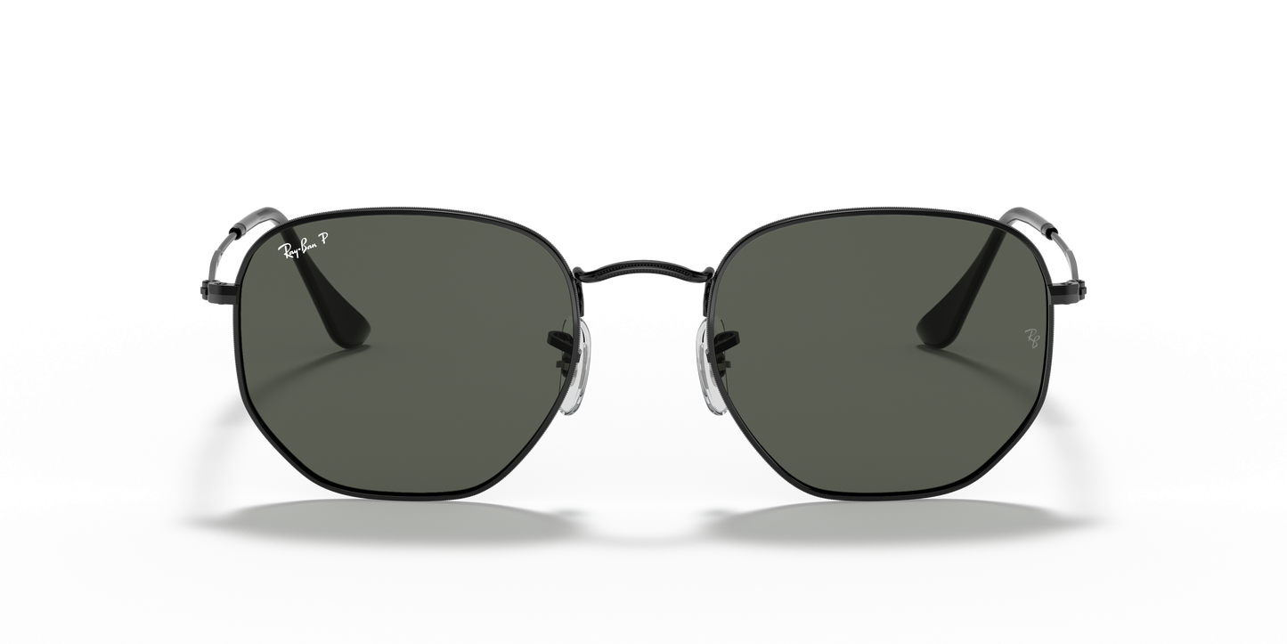 Ray-Ban RB3548N Hexagonal Flat Lens Sunglasses - Geometric Metal Frame