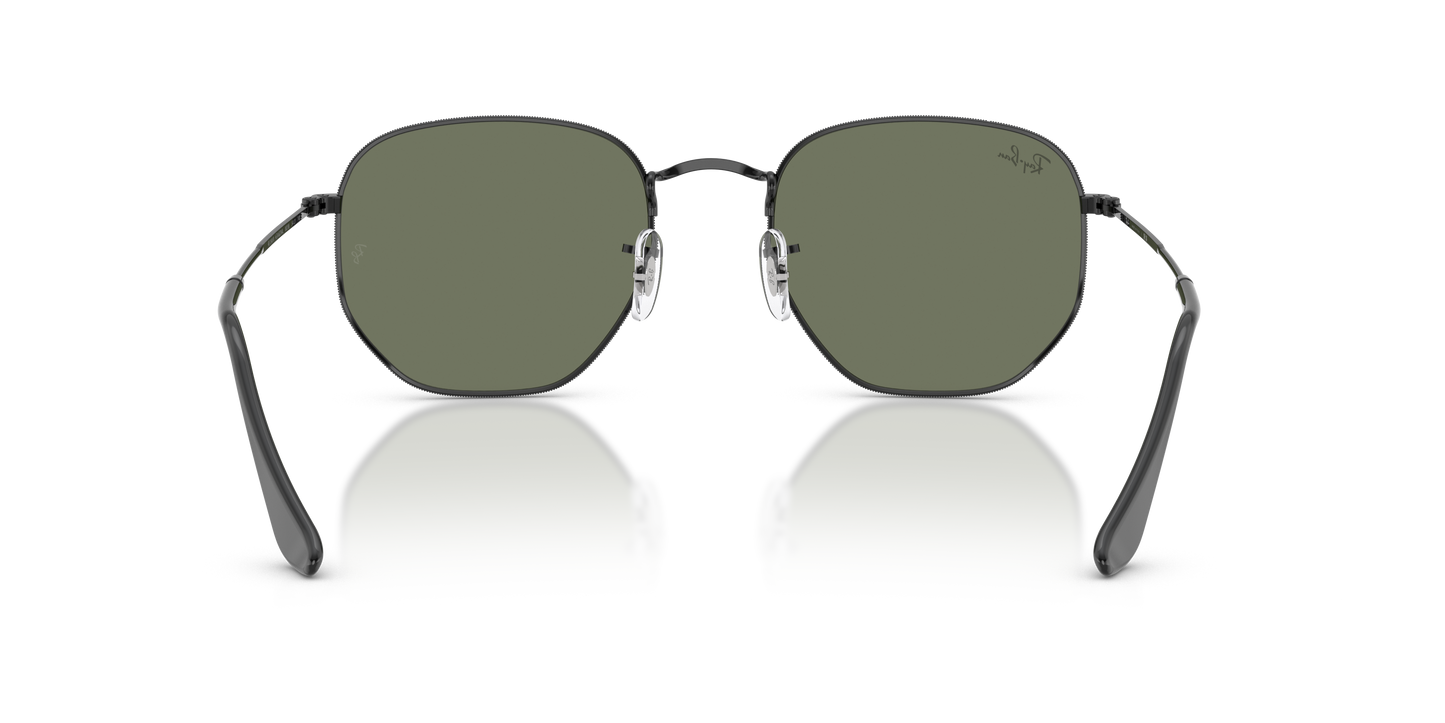 Ray-Ban RB3548N Hexagonal Flat Lens Sunglasses - Geometric Metal Frame