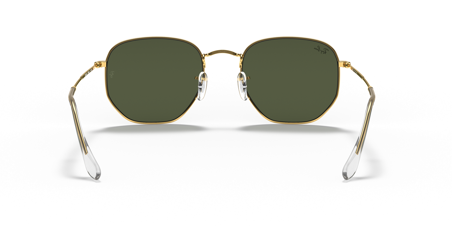 Ray-Ban RB3548 Hexagonal Sunglasses - Geometric Metal Frame