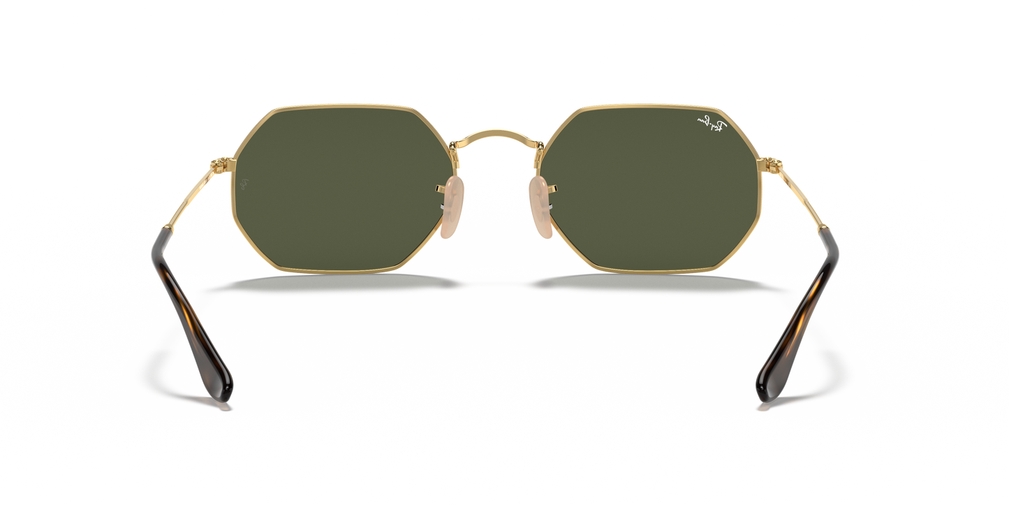 Ray-Ban RB3556N Octagonal Classic Sunglasses - Geometric Metal Frame