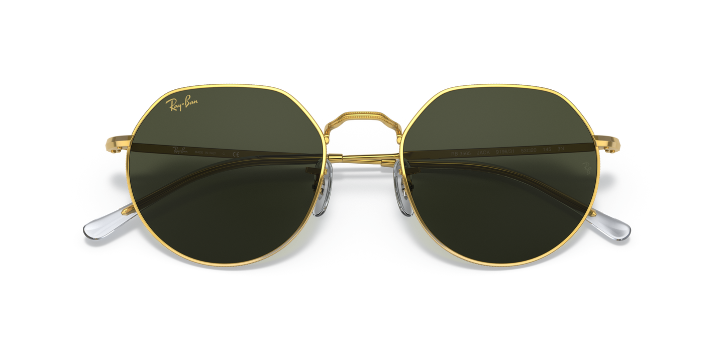 Ray-Ban RB3565 Jack Sunglasses - Geometric Metal Frame
