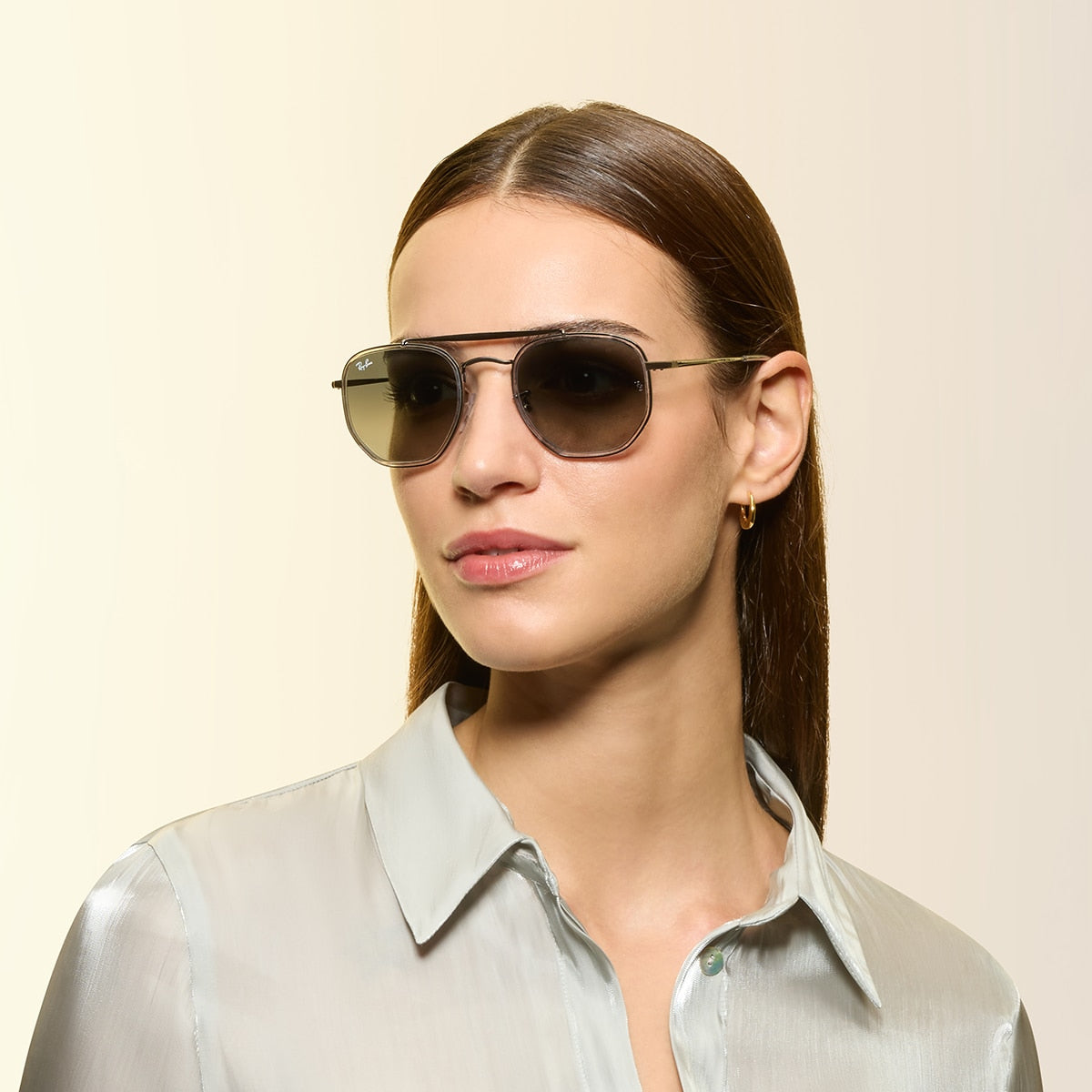 Ray-Ban RB3648M Marshal II Sunglasses - Geometric Steel Frame