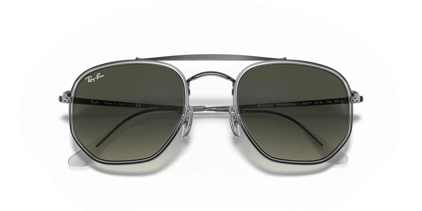 Ray-Ban RB3648M Marshal II Sunglasses - Geometric Steel Frame