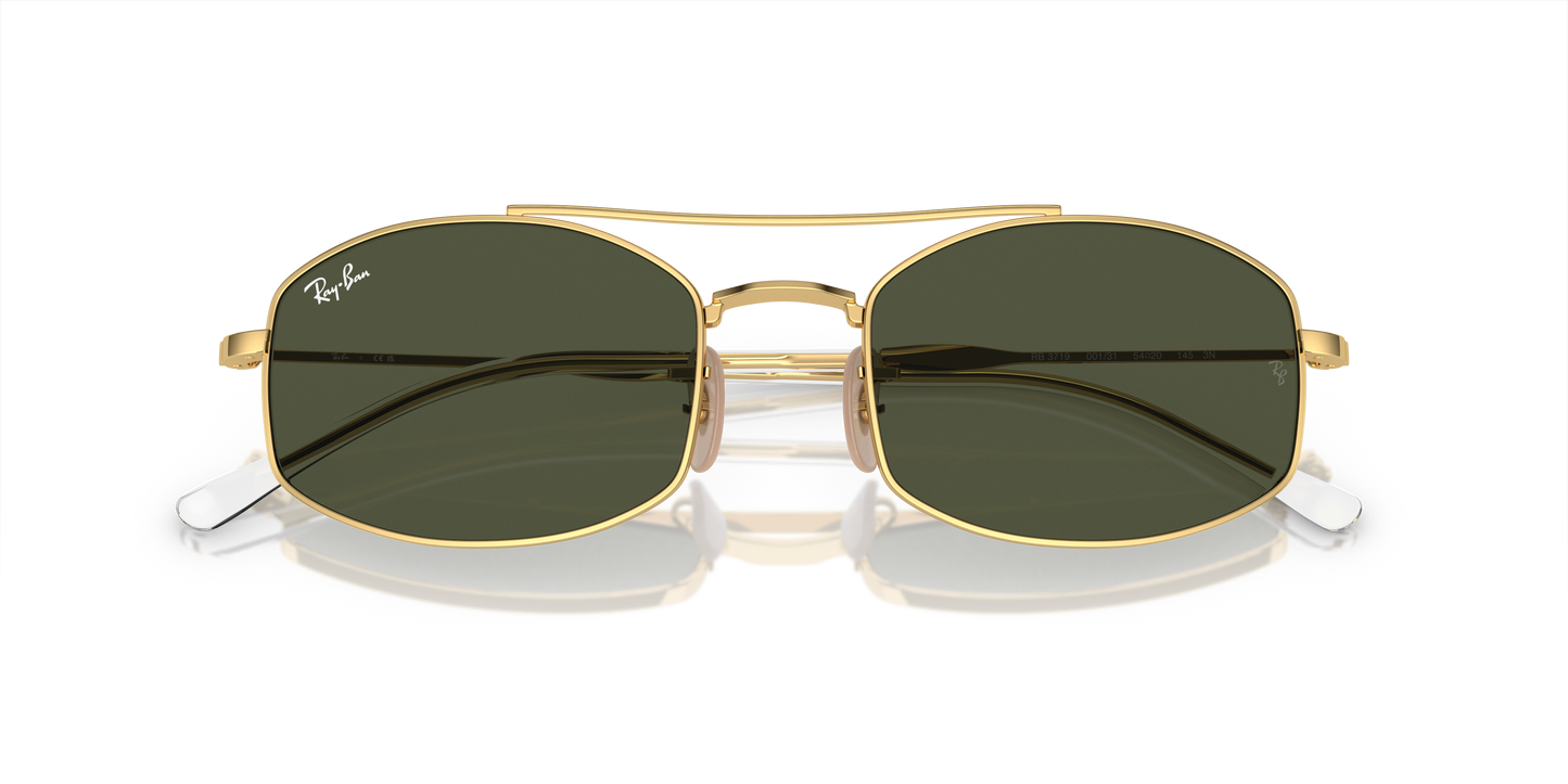 Ray-Ban RB3719 Sunglasses - Oval Metal Frame