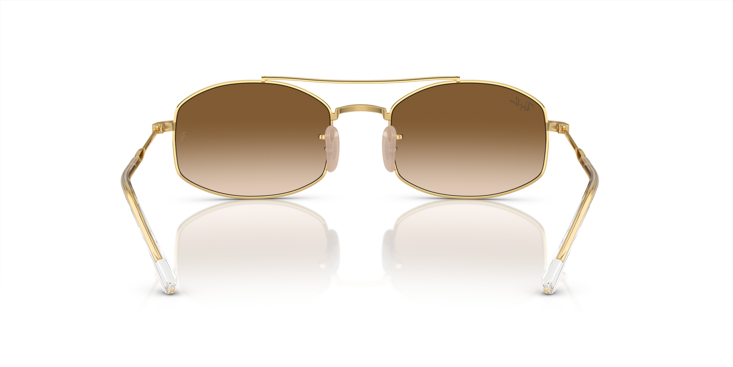 Ray-Ban RB3719 Sunglasses - Oval Metal Frame