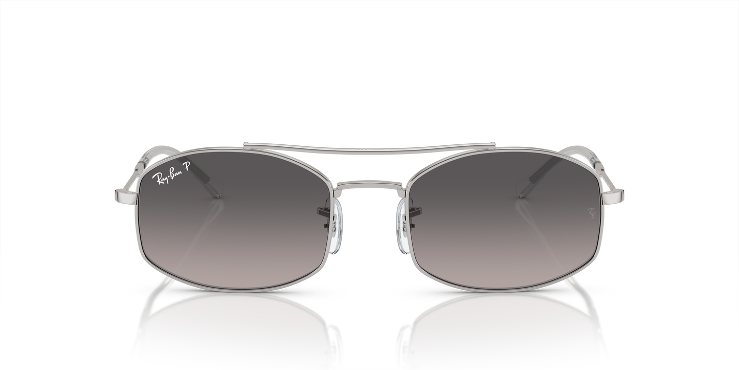 Ray-Ban RB3719 Sunglasses - Oval Metal Frame