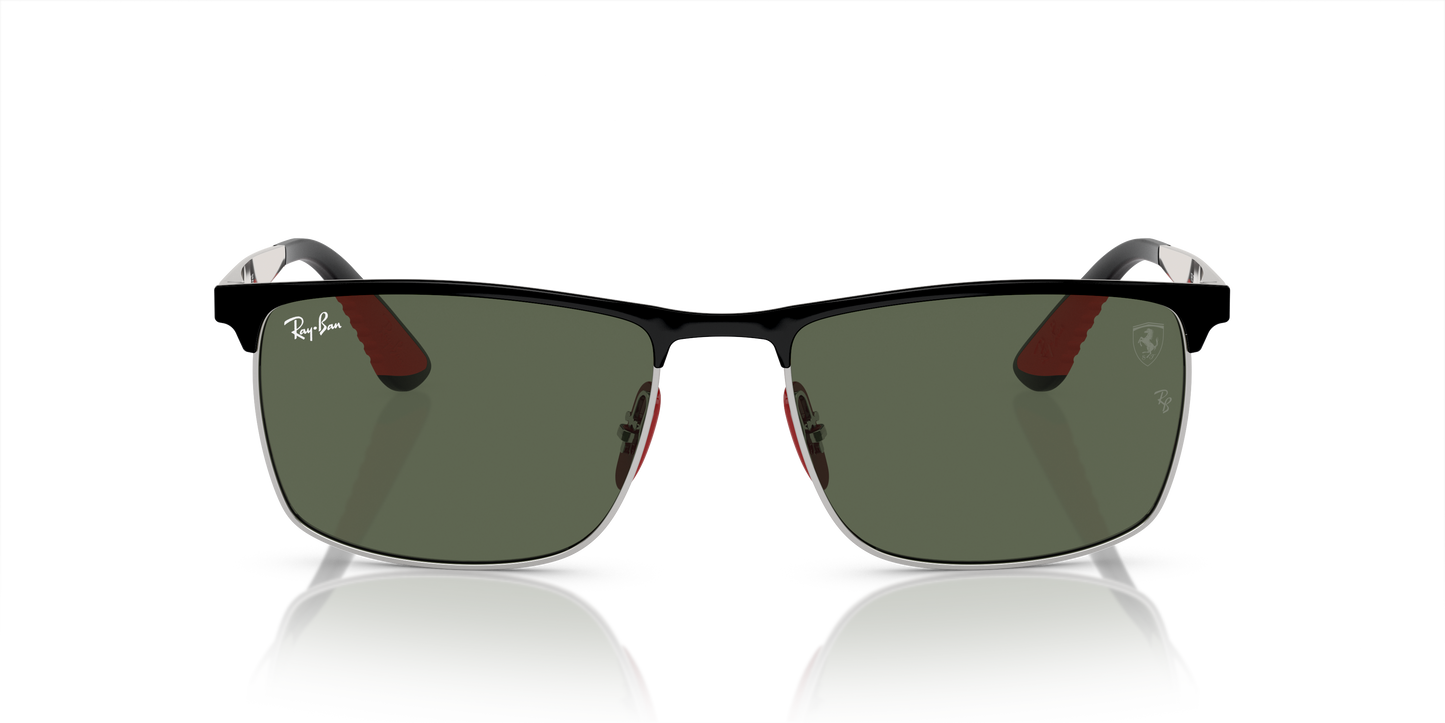 Ray-Ban RB3726M Scuderia Ferrari Collection Sunglasses - Rectangle Metal Frame