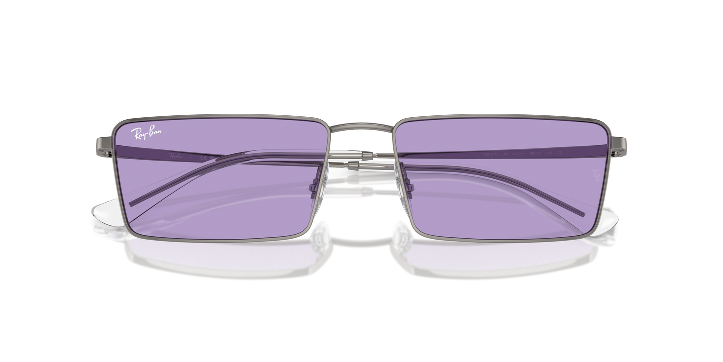Ray-Ban RB3741 Emy Bio-Based Sunglasses - Rectangle Metal Frame