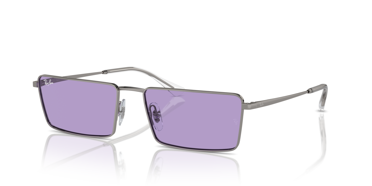 Ray-Ban RB3741 Emy Bio-Based Sunglasses - Rectangle Metal Frame