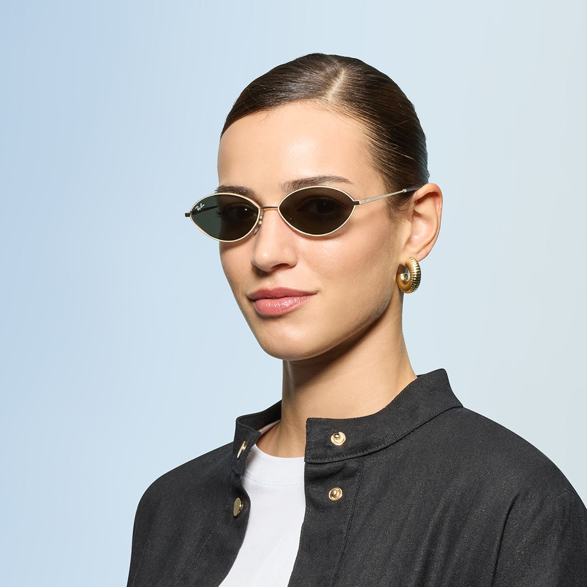 Ray-Ban RB3757 Kai Bio-Based Sunglasses - Oval Metal Frame