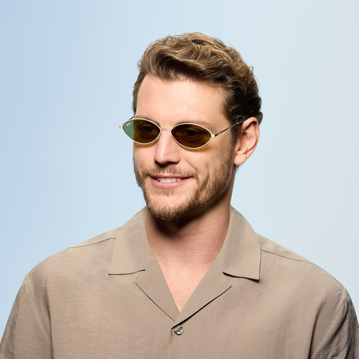 Ray-Ban RB3757 Kai Bio-Based Sunglasses - Oval Metal Frame