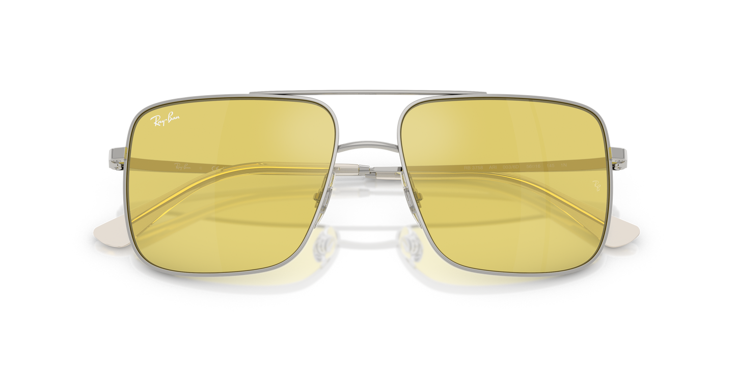 Ray-Ban RB3758 Ari Bio-Based Sunglasses - Square Metal Frame