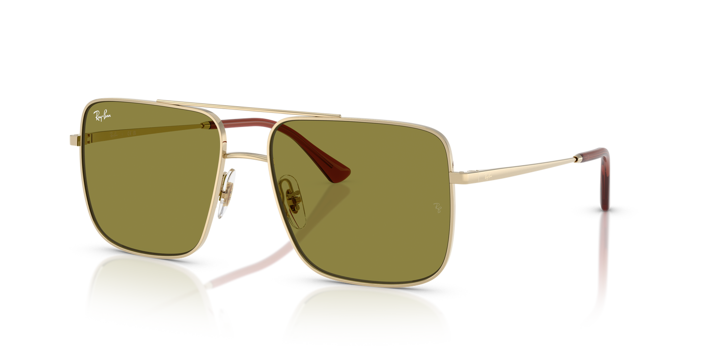 Ray-Ban RB3758 Ari Bio-Based Sunglasses - Square Metal Frame