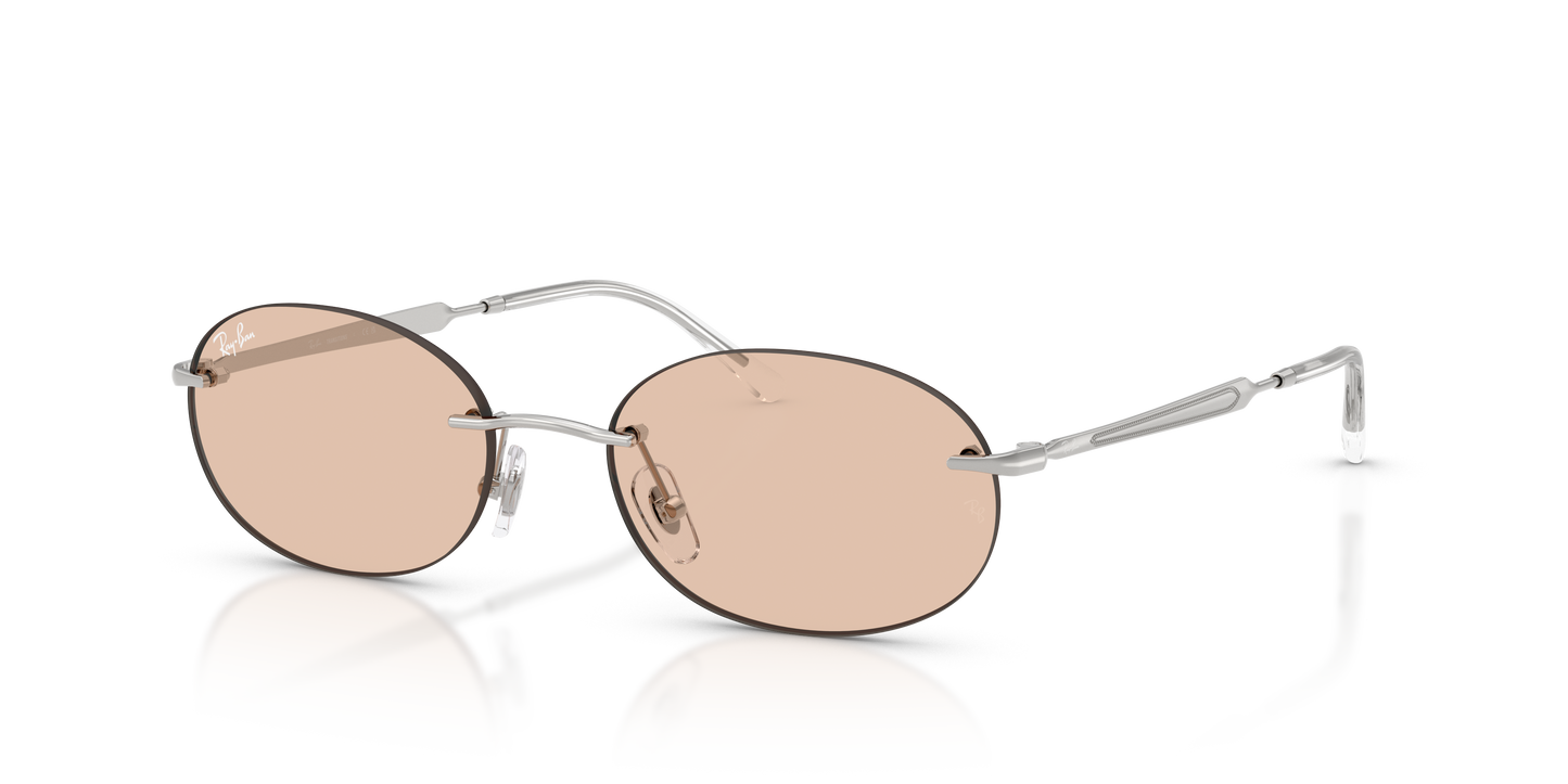 Ray-Ban RB3767 Transitions Color Touch Sunglasses - Oval Metal Frame