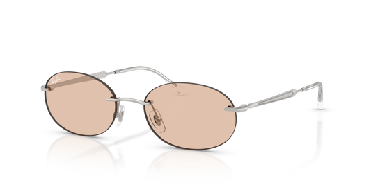 Ray-Ban RB3767 Transitions Color Touch Sunglasses - Oval Metal Frame