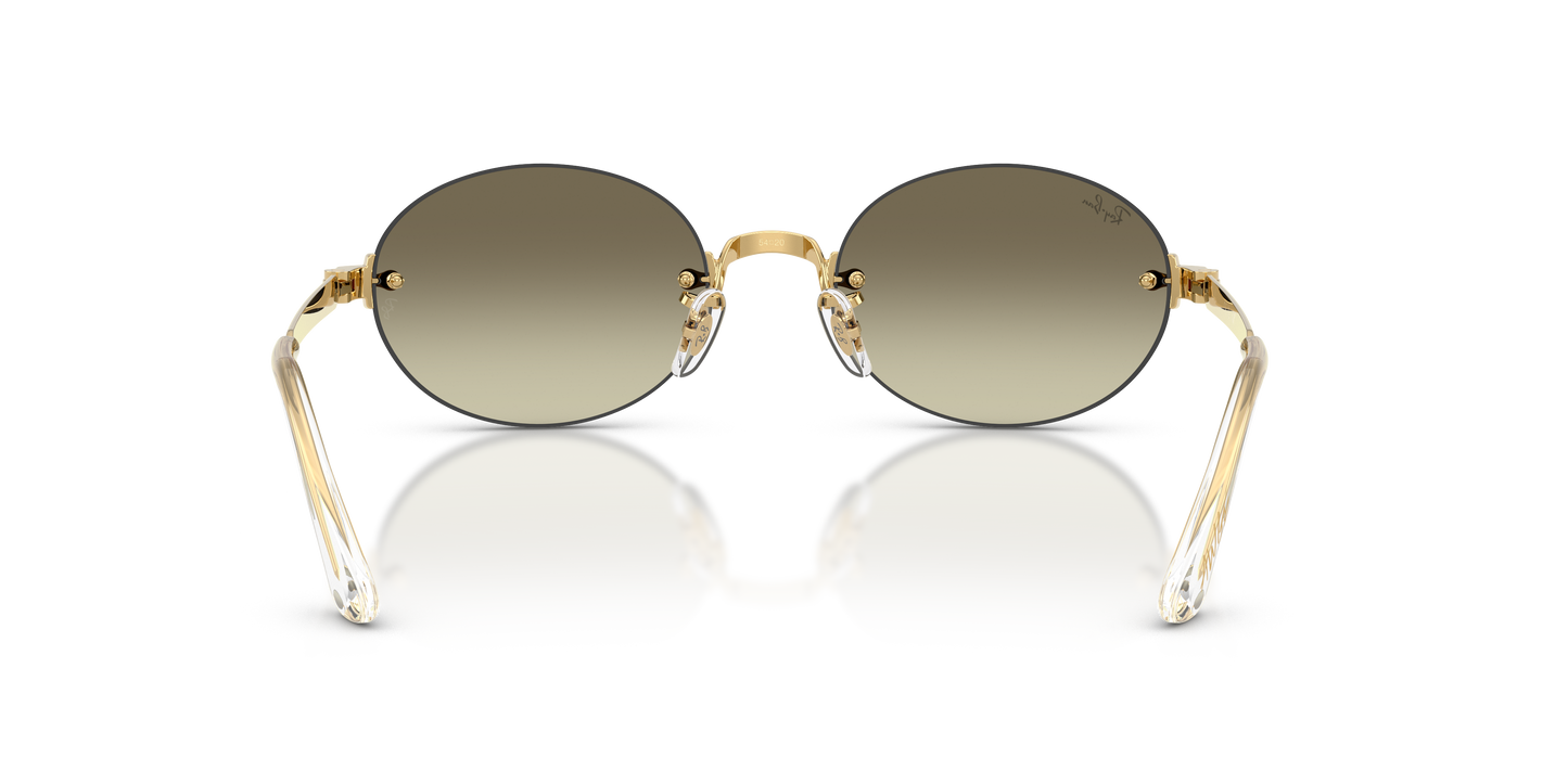 Ray-Ban RB3929 by A$AP Rocky Sunglasses - Oval Metal Frame