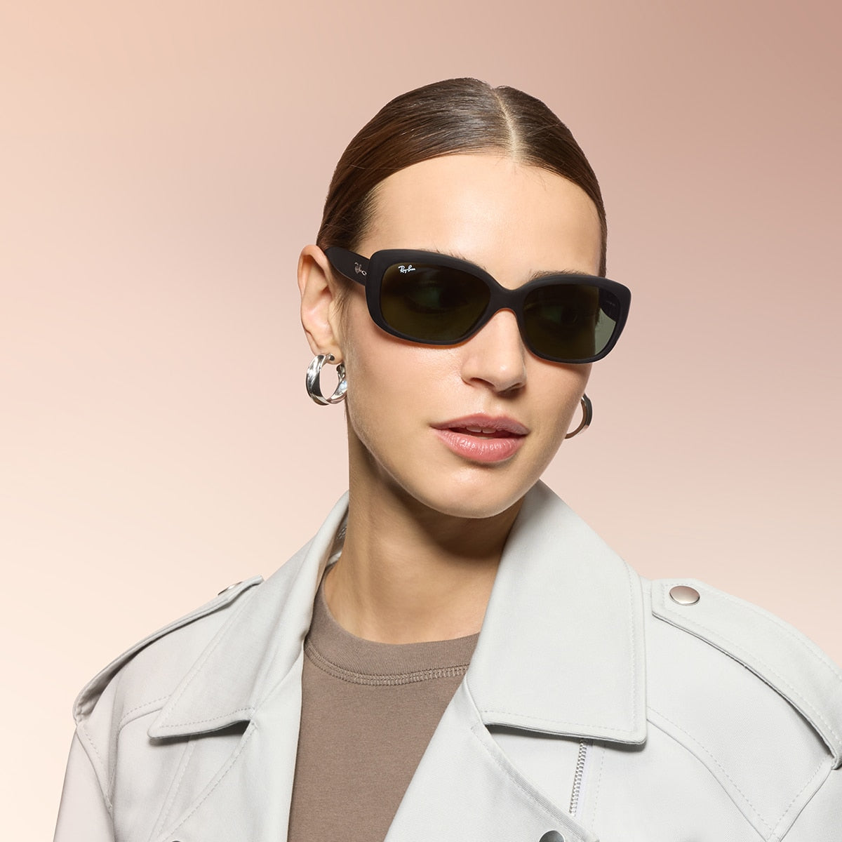 Ray-Ban RB4101 Jackie Ohh Sunglasses - Butterfly Nylon Frame