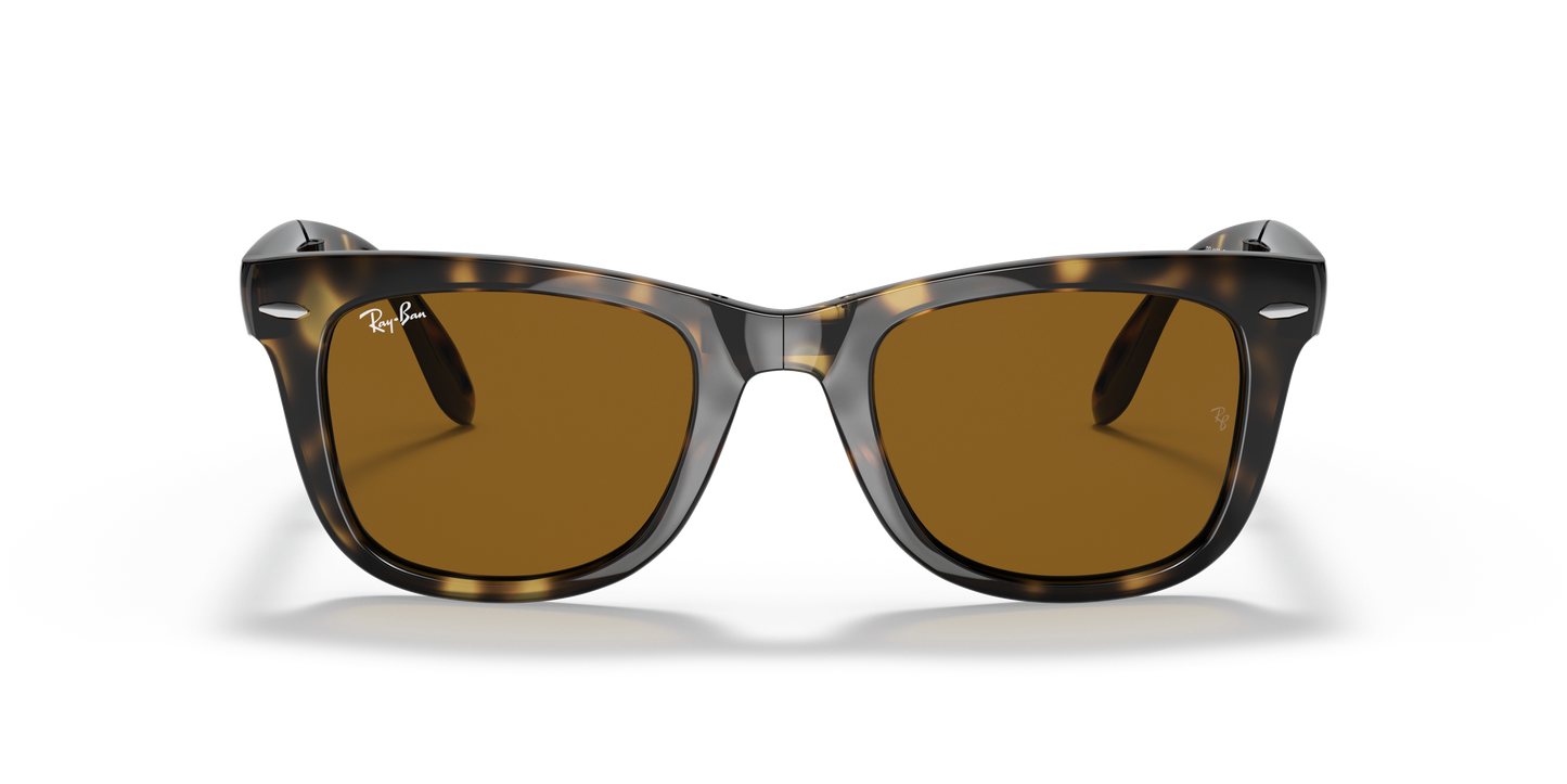 Ray-Ban RB4105 Wayfarer Folding Classic Sunglasses - Square Nylon Frame