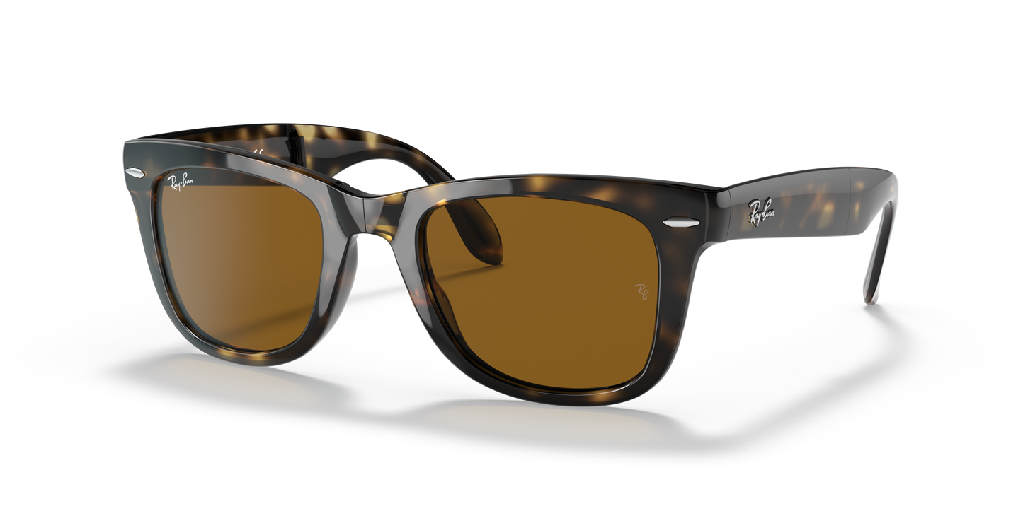 Ray-Ban RB4105 Wayfarer Folding Classic Sunglasses - Square Nylon Frame