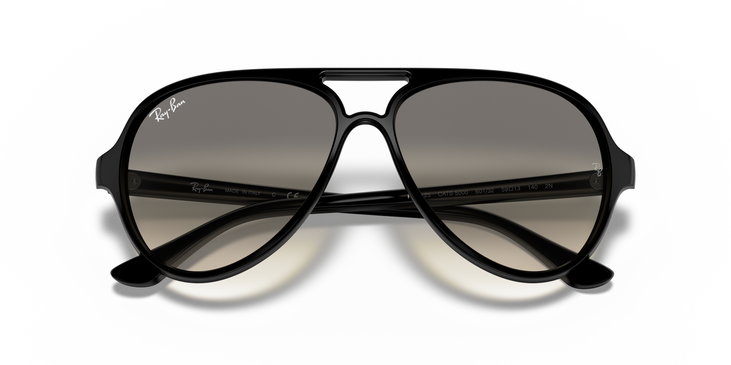 Ray-Ban RB4125 Cats 5000 Classic Sunglasses - Aviator Nylon Frame