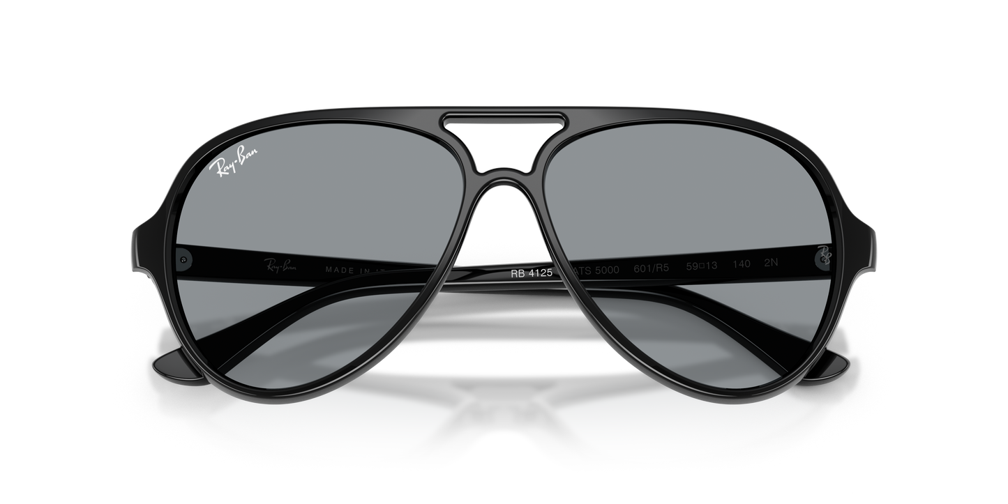 Ray-Ban RB4125 Cats 5000 Classic Summer Capsule Sunglasses - Aviator Injected Frame