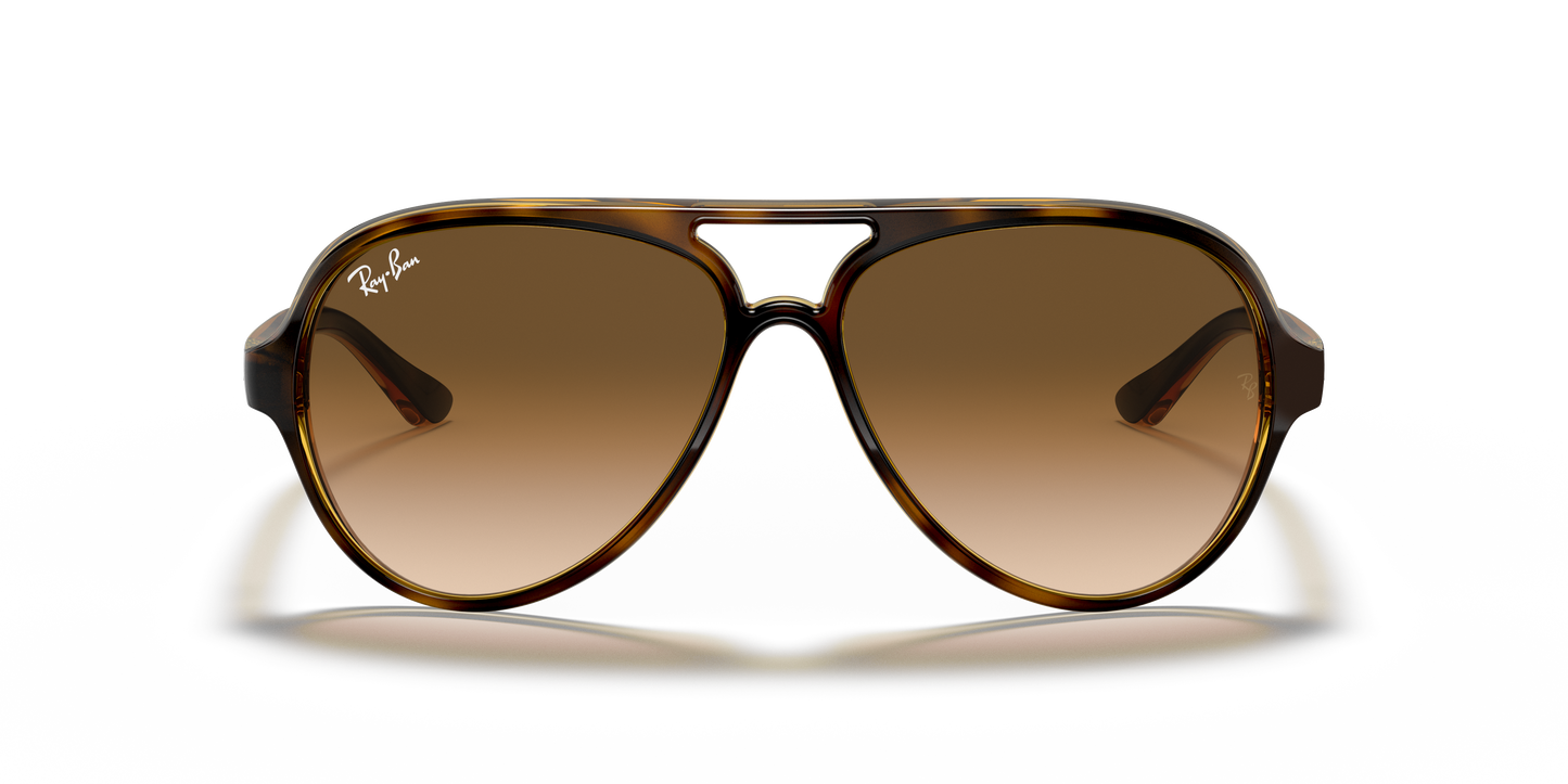 Ray-Ban RB4125 Cats 5000 Classic Sunglasses - Aviator Nylon Frame
