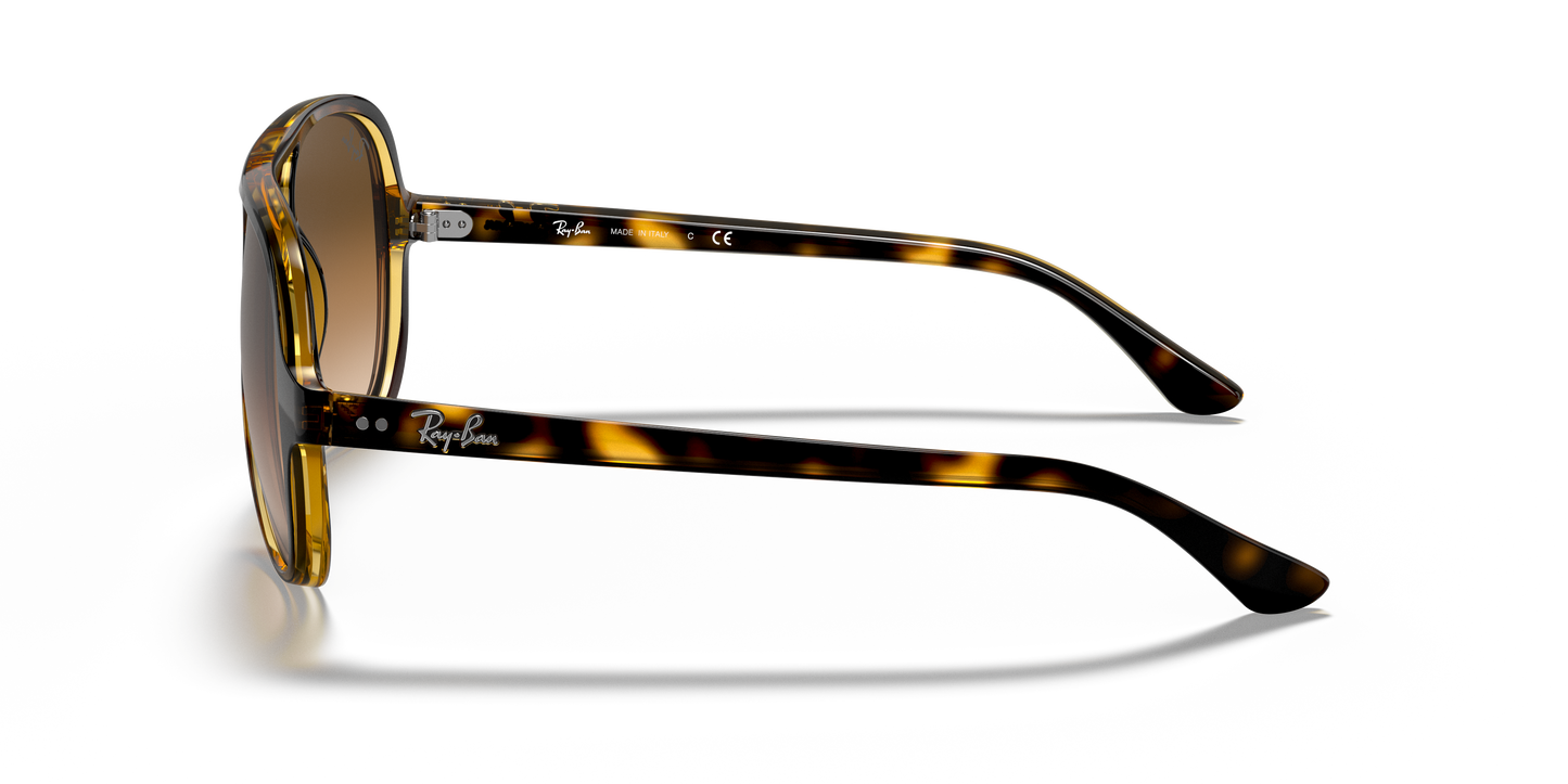 Ray-Ban RB4125 Cats 5000 Classic Sunglasses - Aviator Nylon Frame