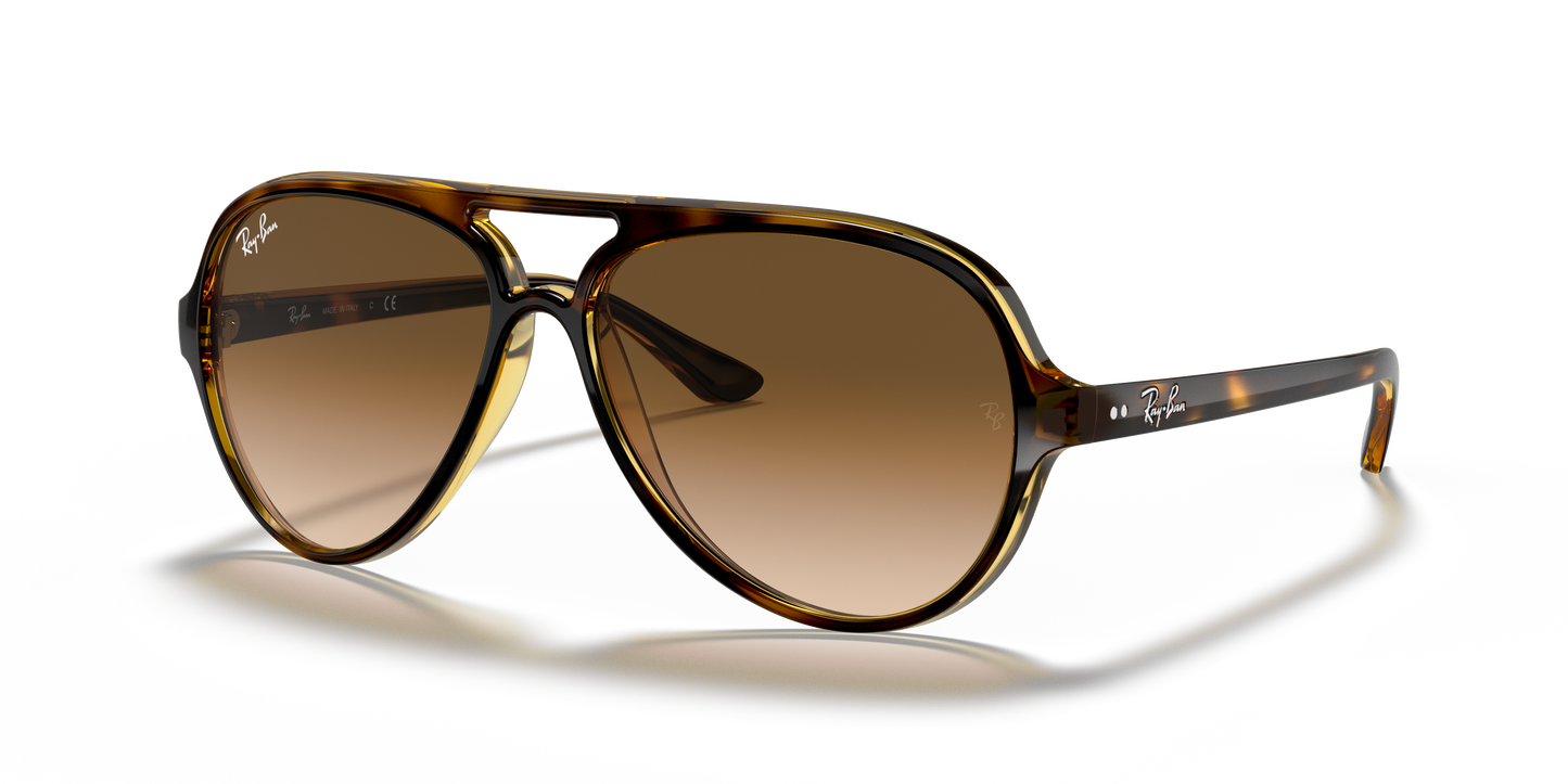 Ray-Ban RB4125 Cats 5000 Classic Sunglasses - Aviator Nylon Frame