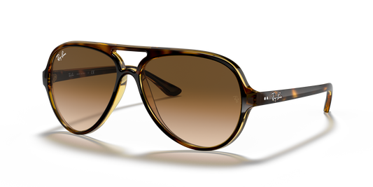 Ray-Ban RB4125 Cats 5000 Classic Sunglasses - Aviator Nylon Frame