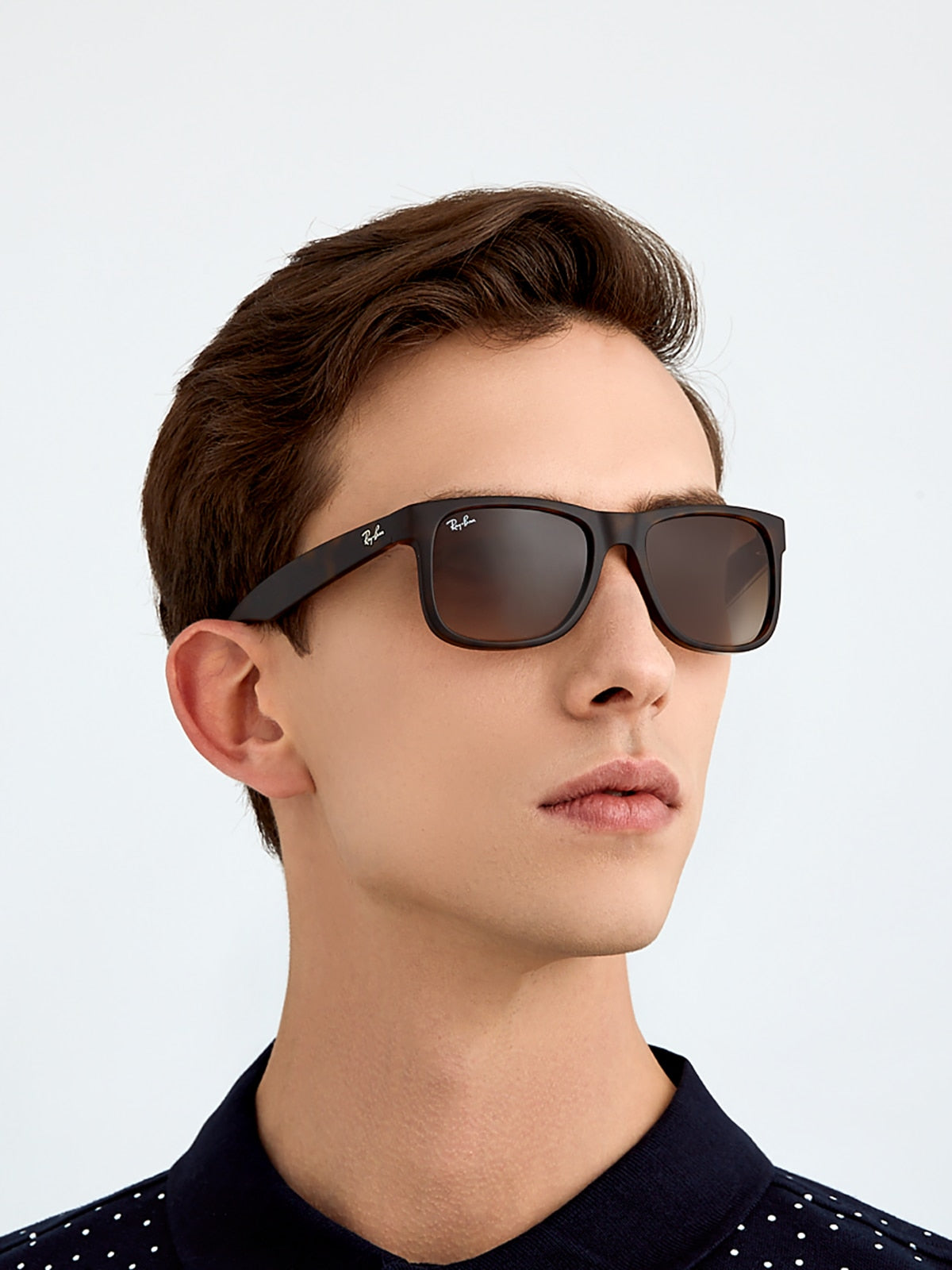 Ray-Ban RB4165 Justin Classic Sunglasses - Square Nylon Frame
