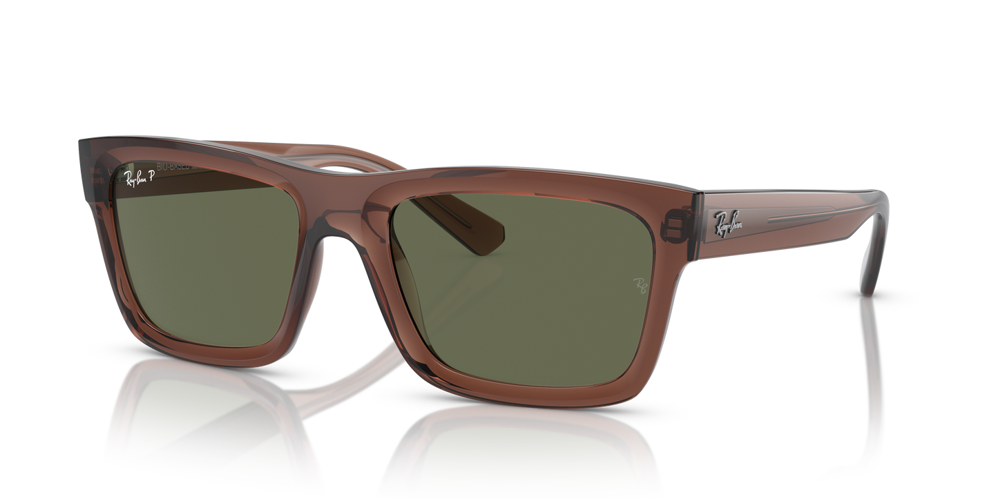 Ray-Ban RB4396 Warren Bio-Based Sunglasses - Rectangle Injected Frame