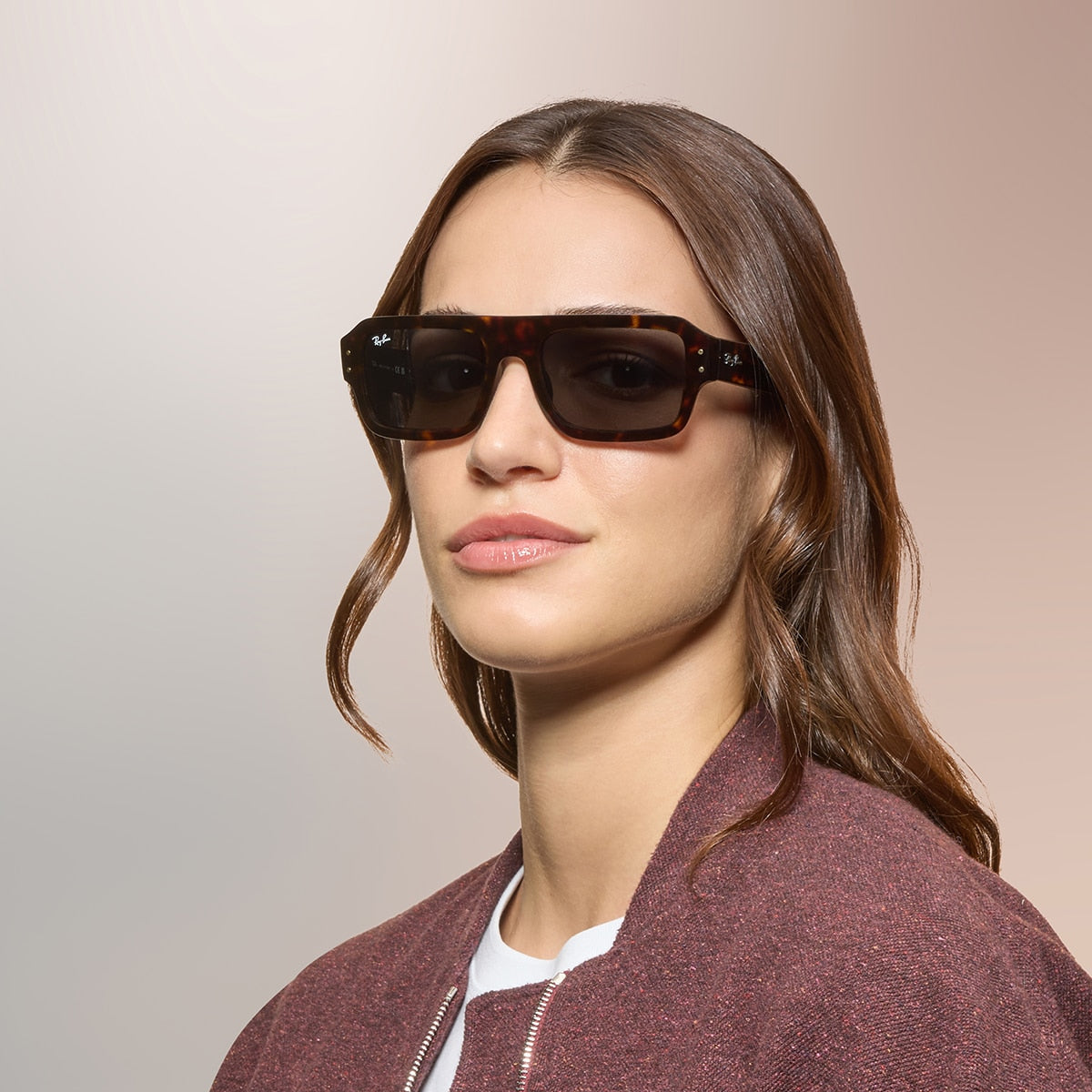 Ray-Ban RB4454 Flacko Bio-Based Sunglasses - Rectangle Injected Frame
