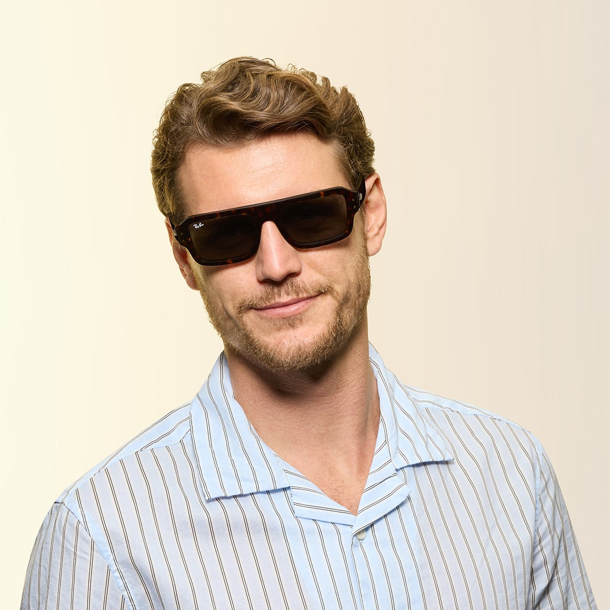 Ray-Ban RB4454 Flacko Bio-Based Sunglasses - Rectangle Injected Frame
