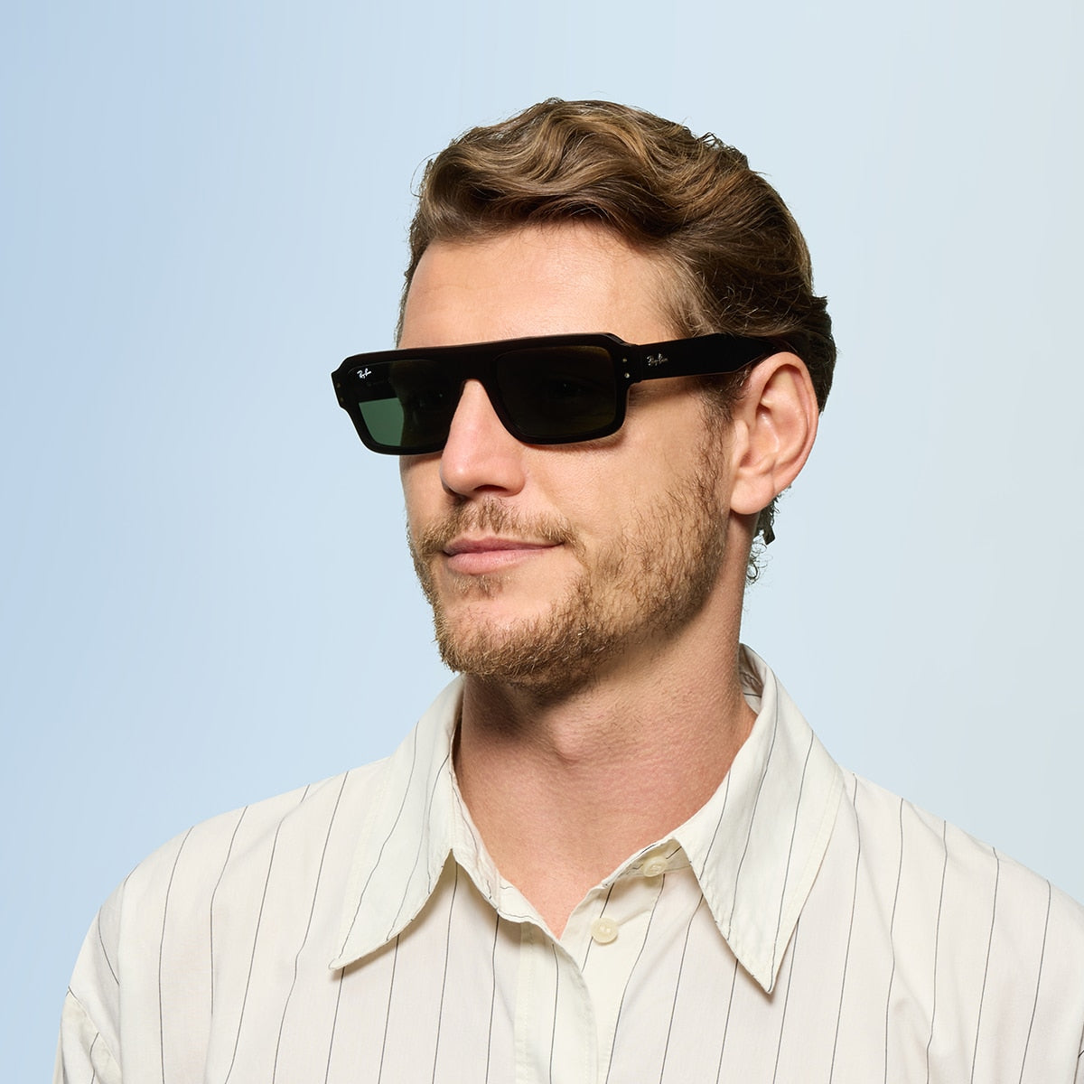 Ray-Ban RB4454 Flacko Bio-Based Sunglasses - Rectangle Injected Frame