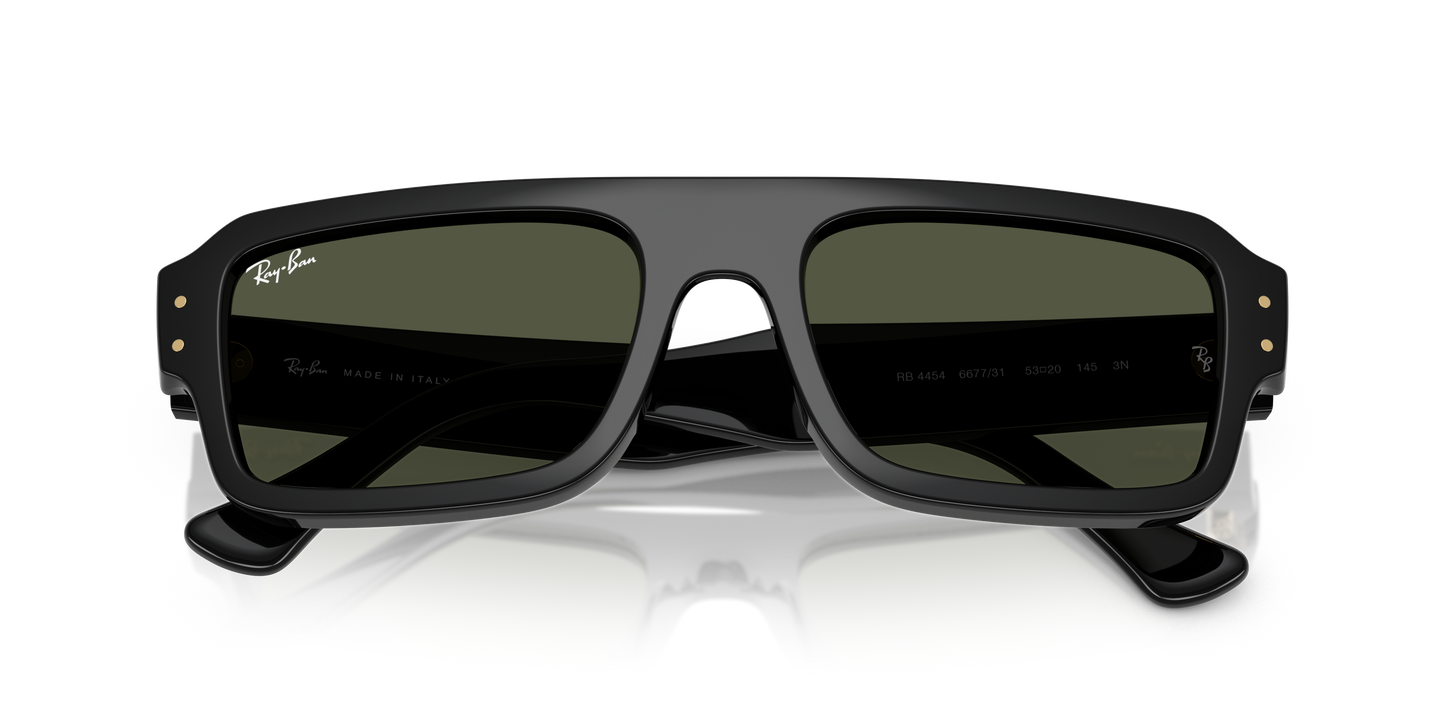 Ray-Ban RB4454 Flacko Bio-Based Sunglasses - Rectangle Injected Frame