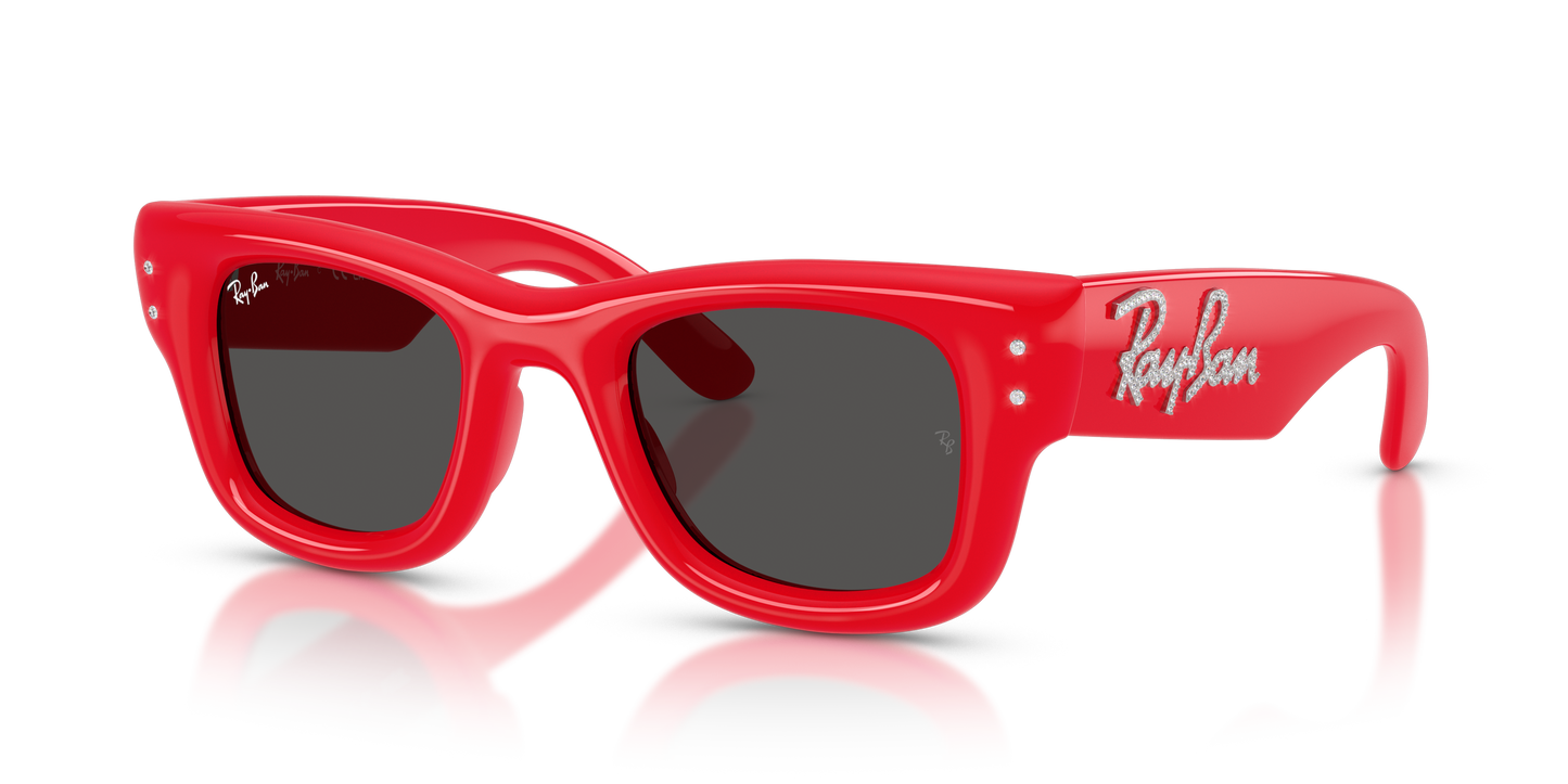 Ray-Ban RB4940B Wayfarer Puffer Crystal Edition Sunglasses - Square Injected Frame