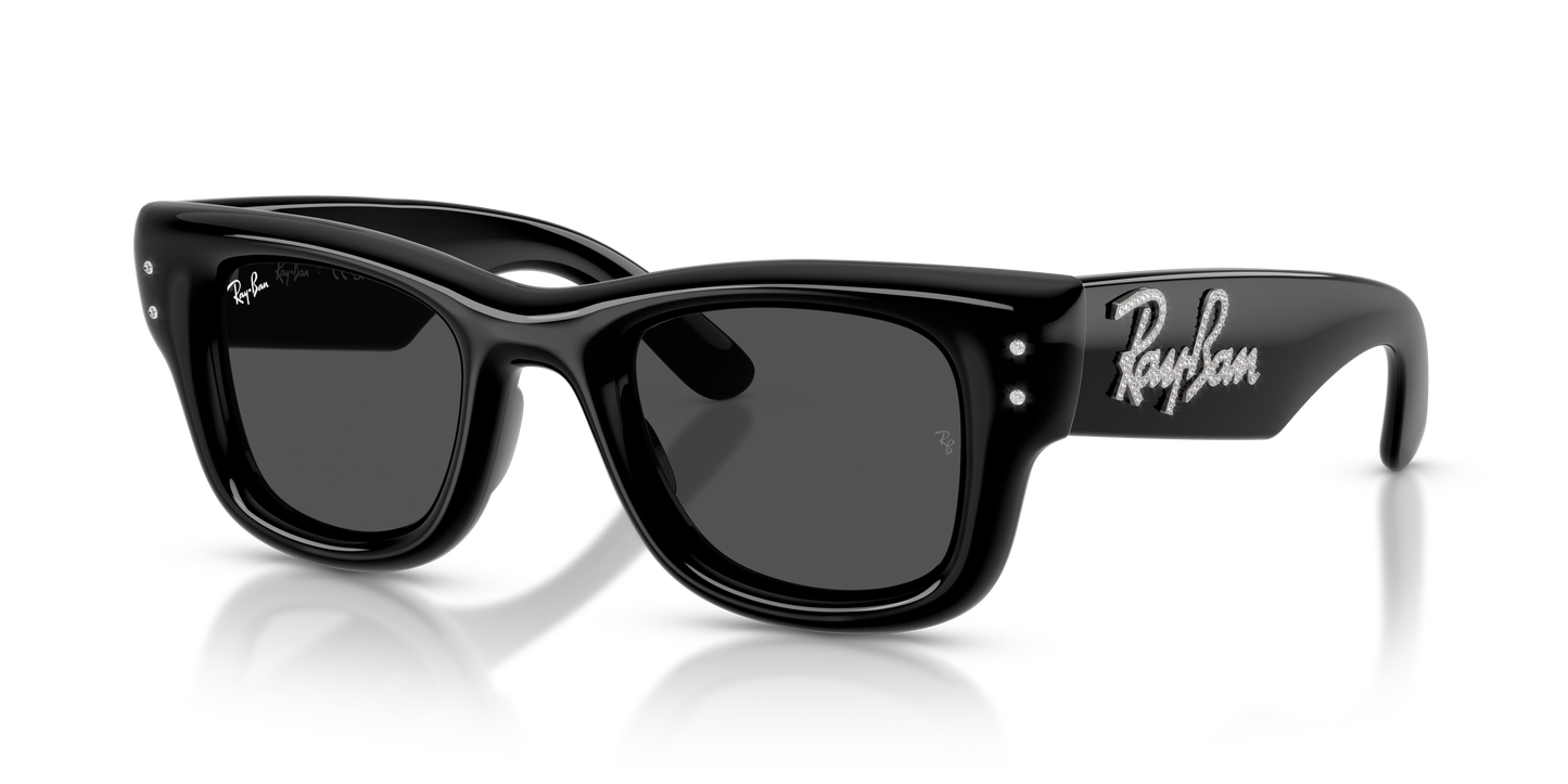 Ray-Ban RB4940B Wayfarer Puffer Crystal Edition Sunglasses - Square Injected Frame