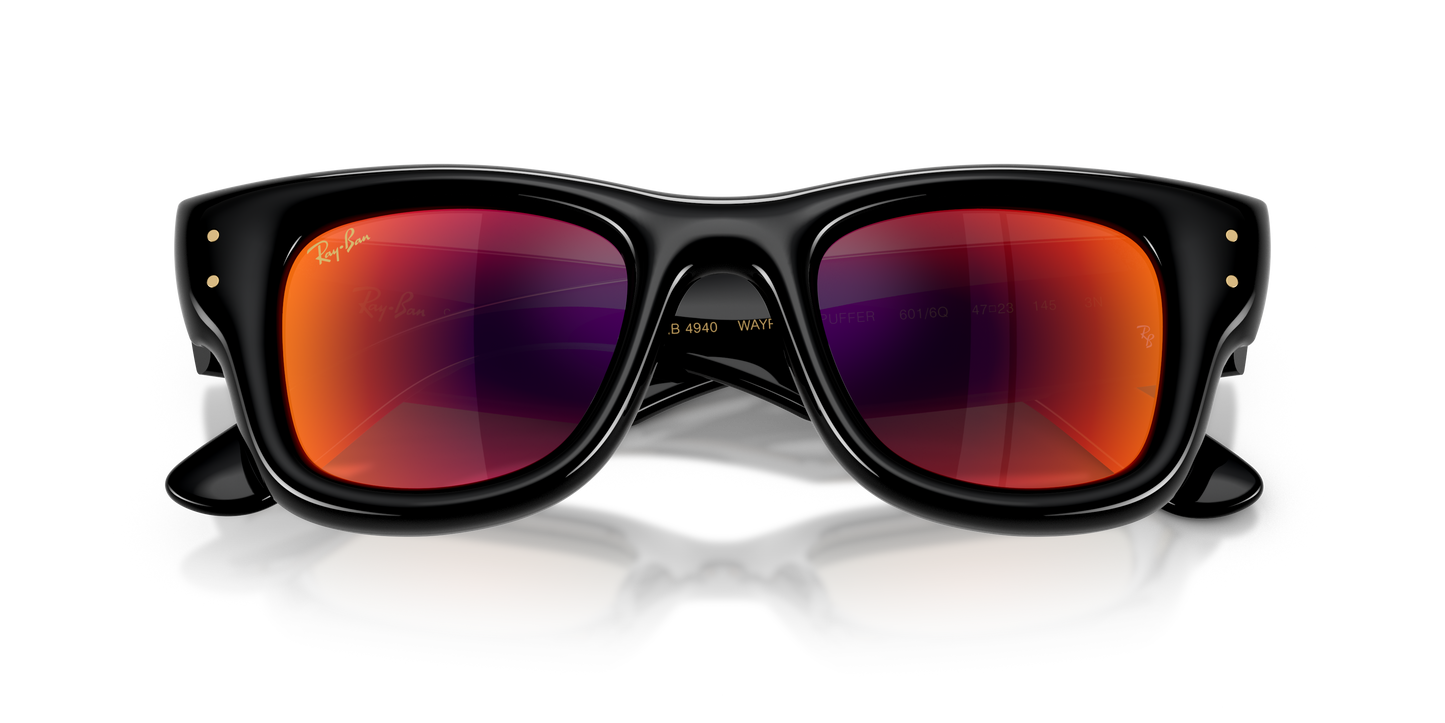 Ray-Ban RB4940 Wayfarer Puffer Sunglasses - Square Injected Frame