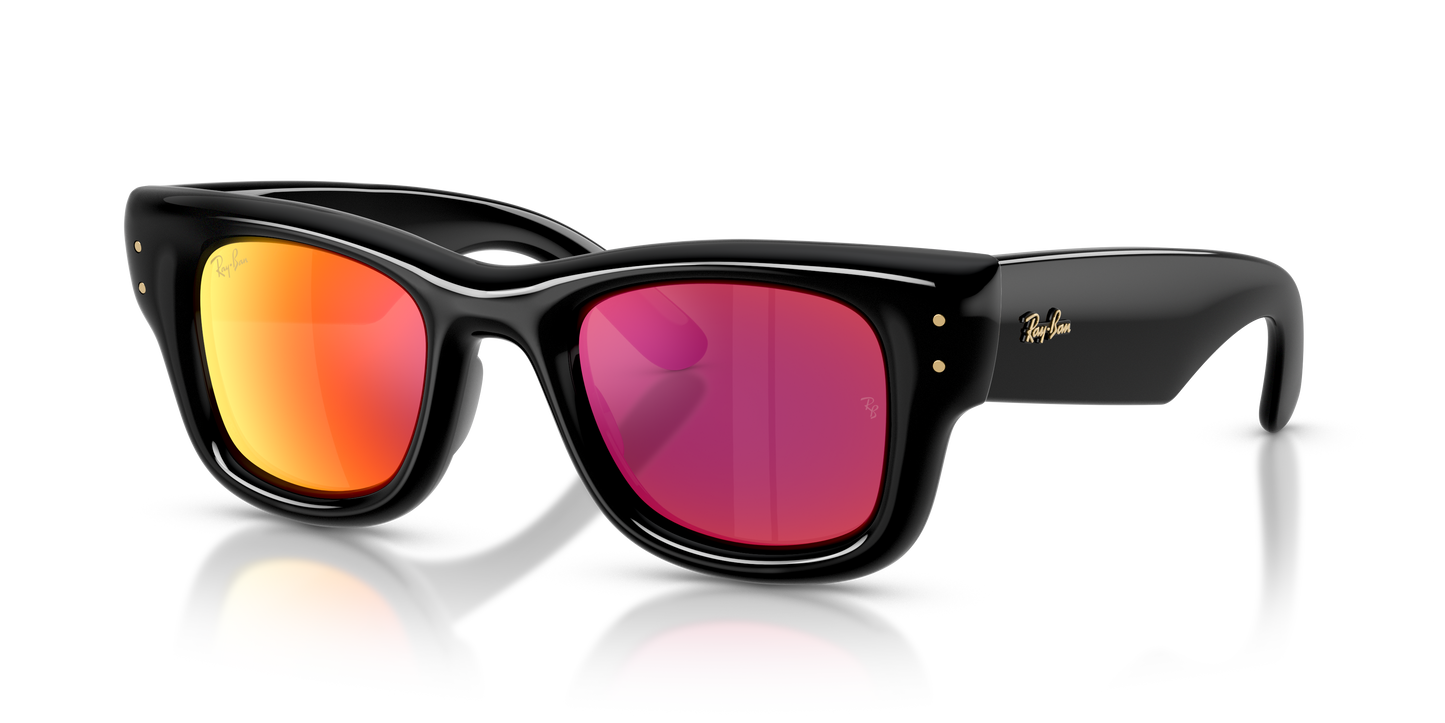 Ray-Ban RB4940 Wayfarer Puffer Sunglasses - Square Injected Frame