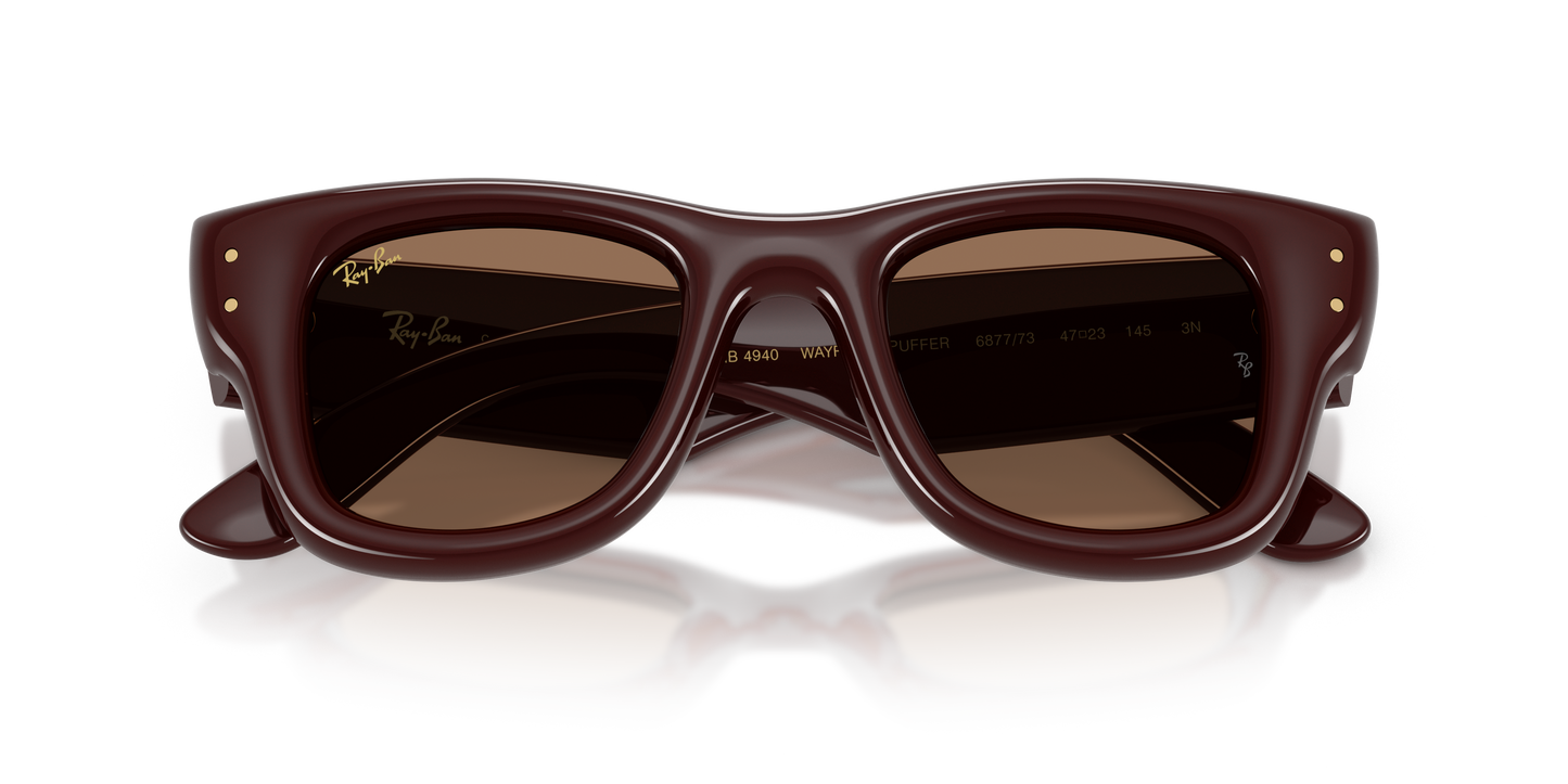 Ray-Ban RB4940 Wayfarer Puffer Sunglasses - Square Injected Frame