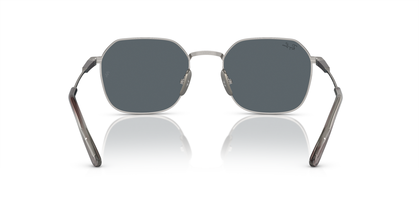 Ray-Ban RB8094 Jim Titanium Sunglasses - Geometric Metal Frame
