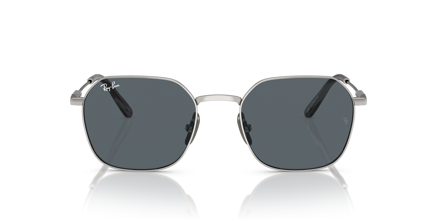 Ray-Ban RB8094 Jim Titanium Sunglasses - Geometric Metal Frame